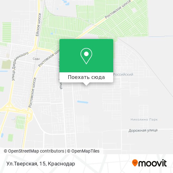Карта Ул.Тверская, 15