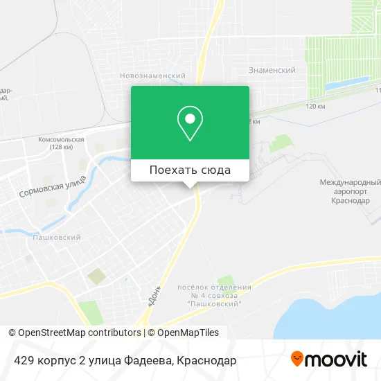 Карта 429 корпус 2 улица Фадеева