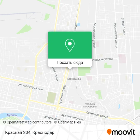 Карта Красная 204