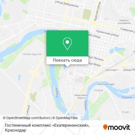 Карта Гостиничный комплекс «Екатерининский»