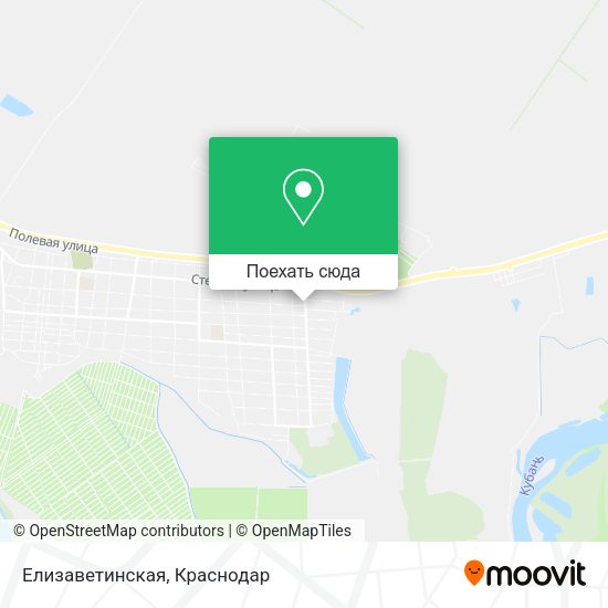 Карта Елизаветинская
