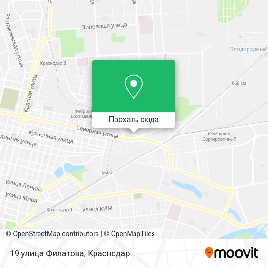 Карта 19 улица Филатова