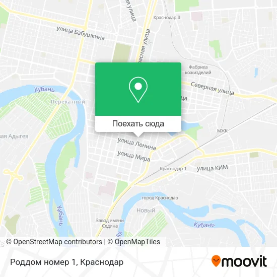 Карта Роддом номер 1