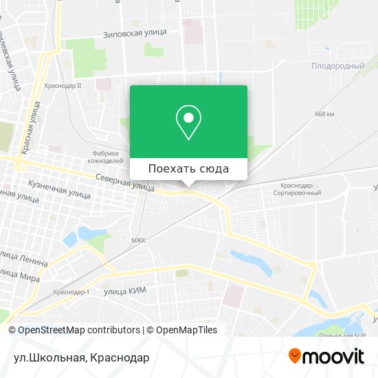Карта ул.Школьная