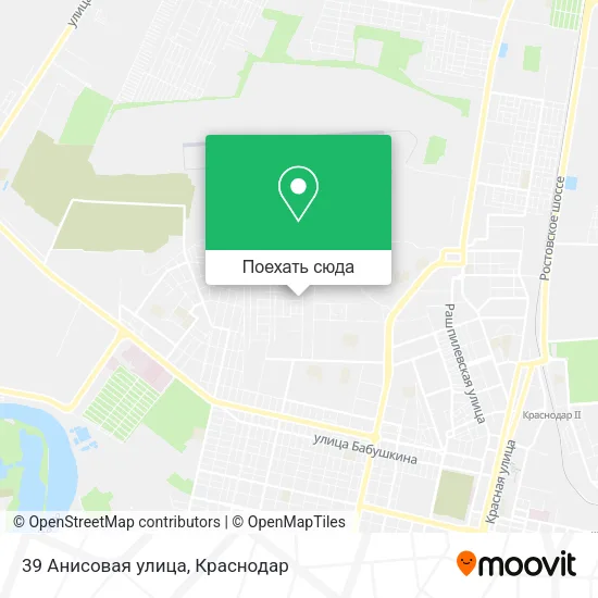 Карта 39 Анисовая улица