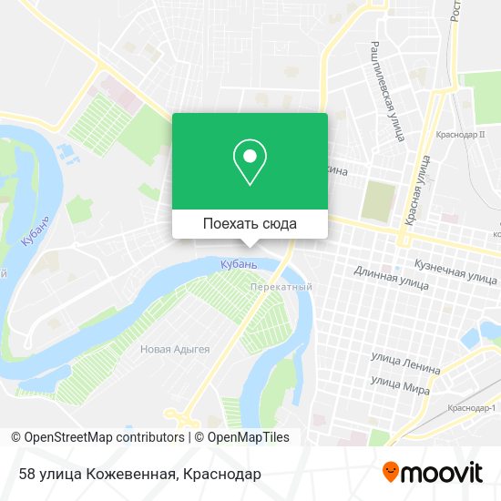Карта 58 улица Кожевенная