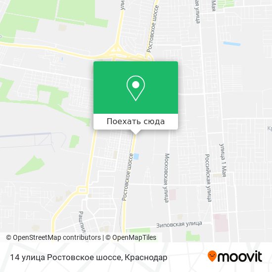 Карта 14 улица Ростовское шоссе