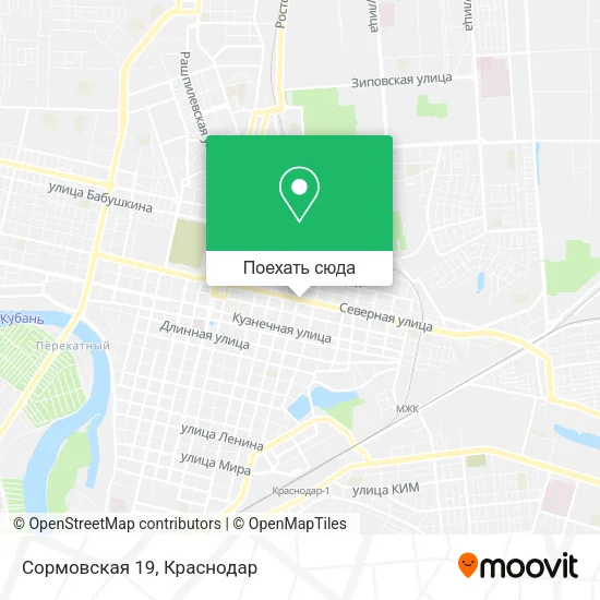 Карта Сормовская 19