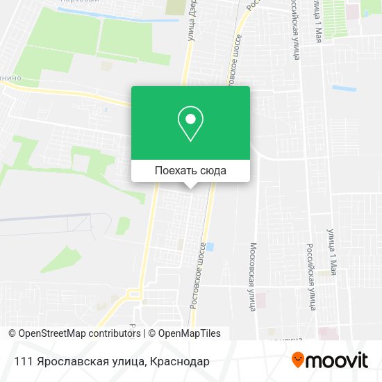 Карта 111 Ярославская улица