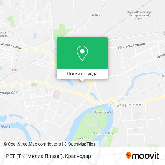 Карта РЕТ (ТК "Медиа Плаза")
