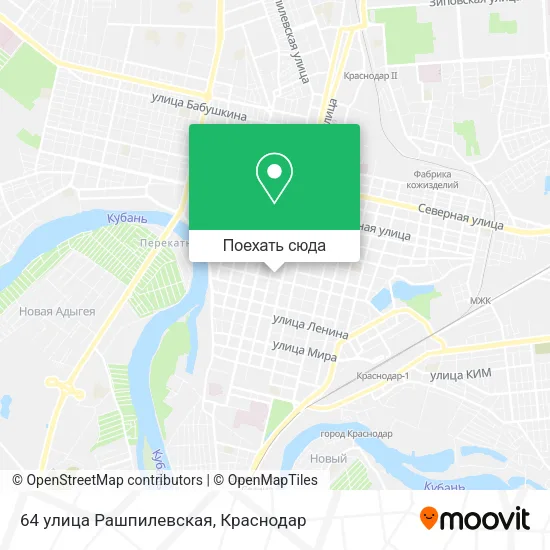 Карта 64 улица Рашпилевская