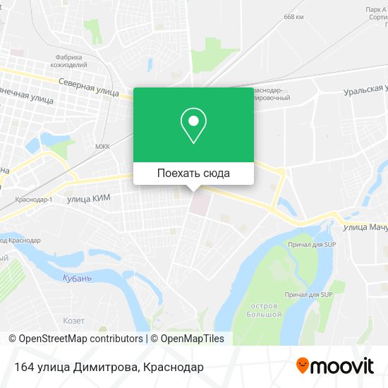 Карта 164 улица Димитрова