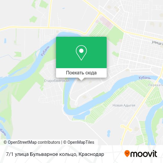 Карта 7/1 улица Бульварное кольцо