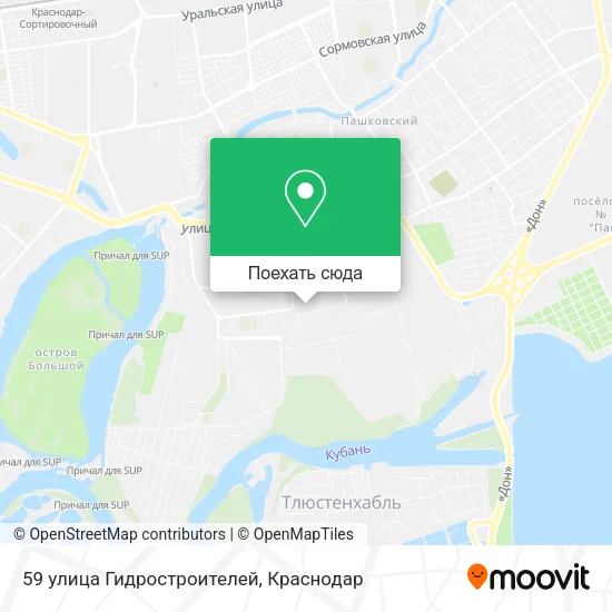 Карта 59 улица Гидростроителей