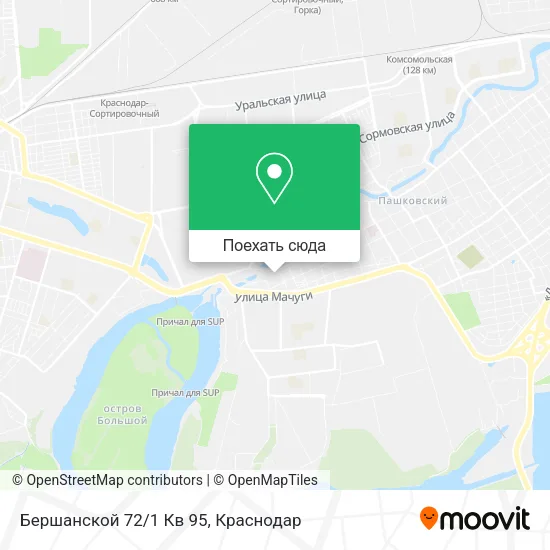 Карта Бершанской 72/1 Кв 95