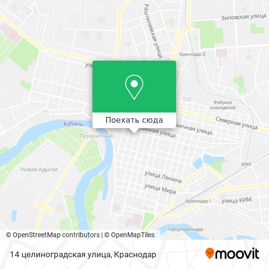Карта 14 целиноградская улица