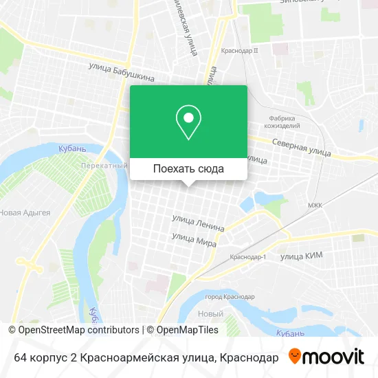 Карта 64 корпус 2 Красноармейская улица
