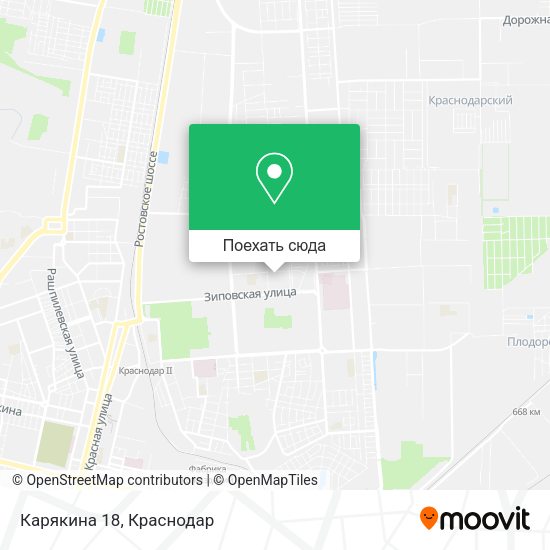 Карта Карякина 18