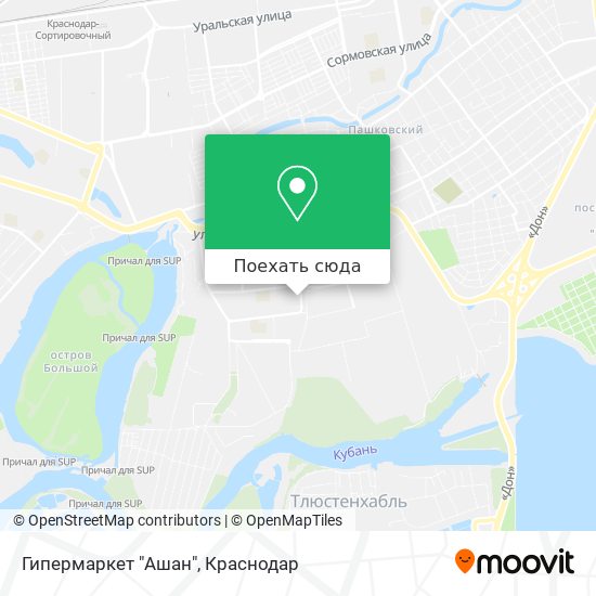 Карта Гипермаркет "Ашан"