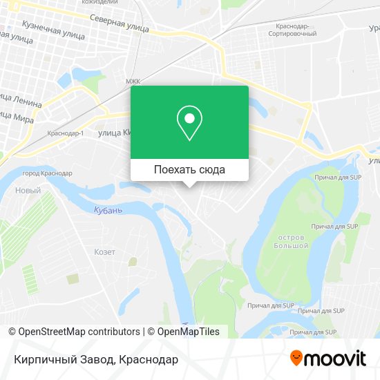 Карта Кирпичный Завод