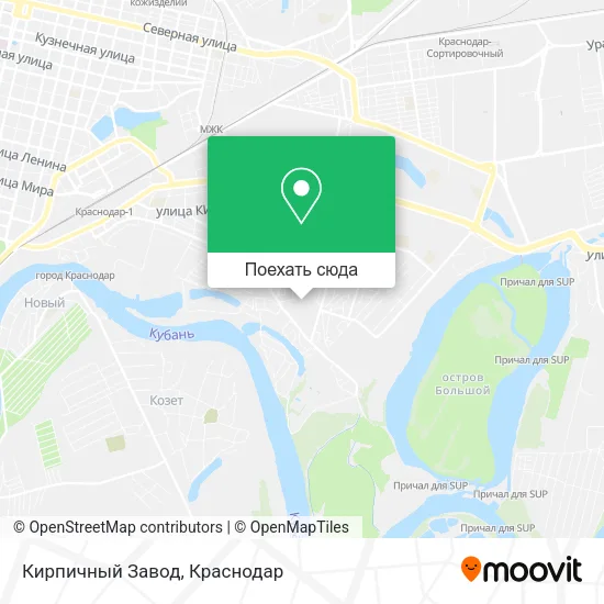 Карта Кирпичный Завод