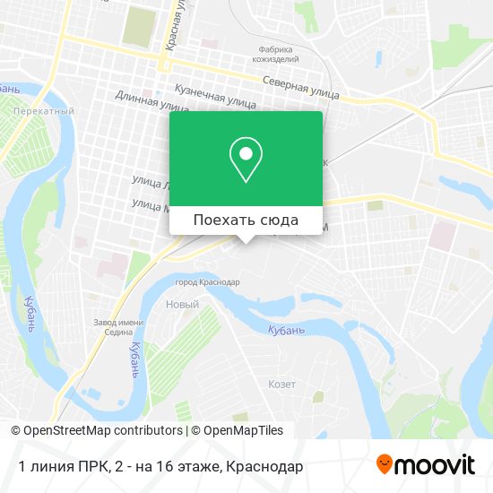 Карта 1 линия ПРК, 2 - на 16 этаже
