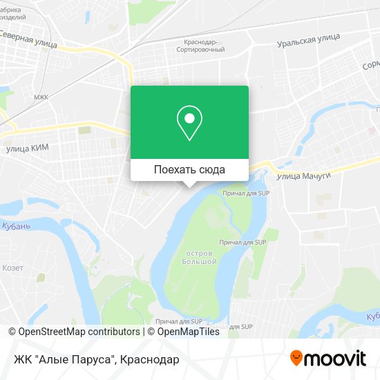 Карта ЖК "Алые Паруса"