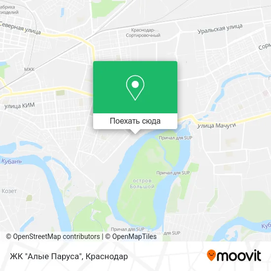 Карта ЖК "Алые Паруса"