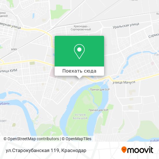 Карта ул.Старокубанская 119