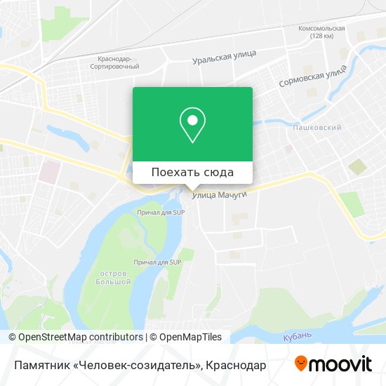 Карта Памятник «Человек-созидатель»
