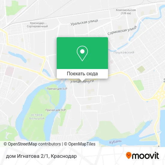 Карта дом Игнатова 2/1