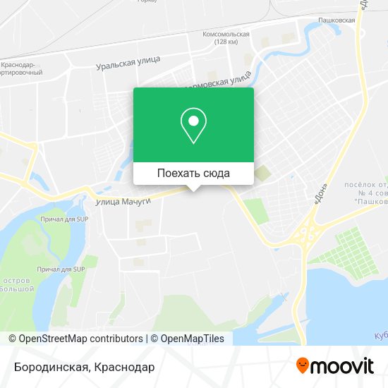Карта Бородинская