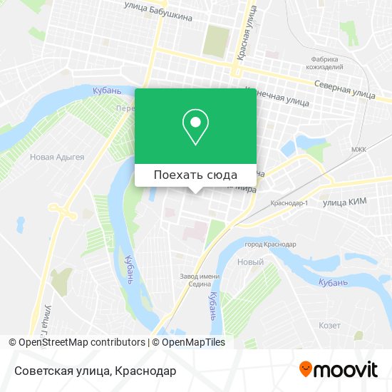 Карта Советская улица