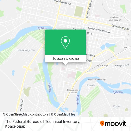 Карта The Federal Bureau of Technical Inventory