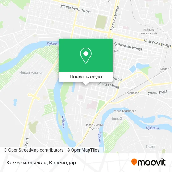 Карта Камсомольская