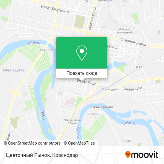 Карта Цветочный Рынок