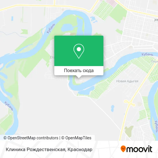 Карта Клиника Рождественская