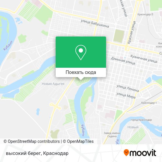 Карта высокий берег