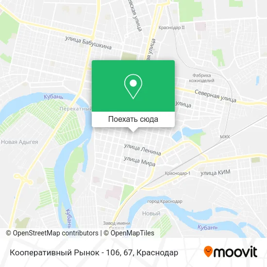 Карта Кооперативный Рынок - 106, 67