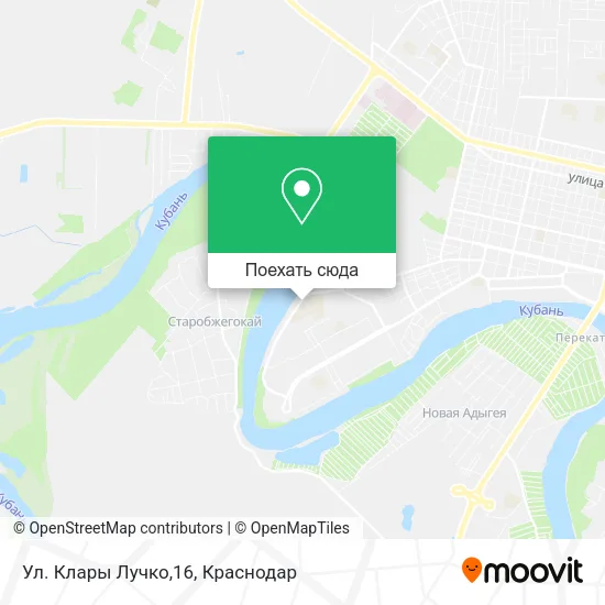 Карта Ул. Клары Лучко,16