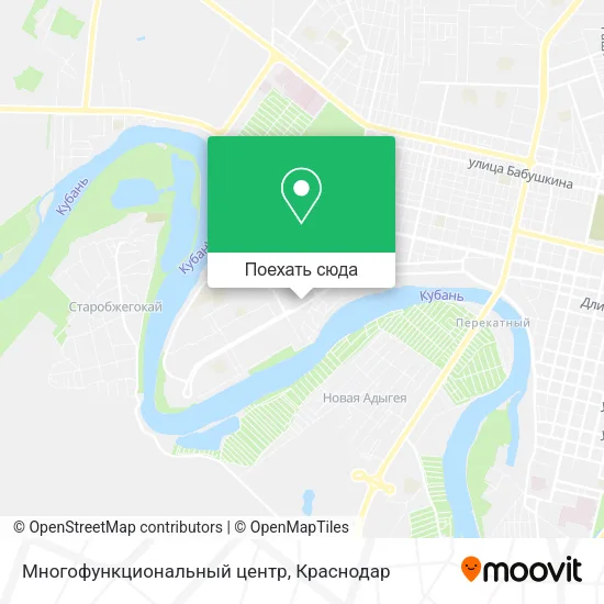 Карта Многофункциональный центр