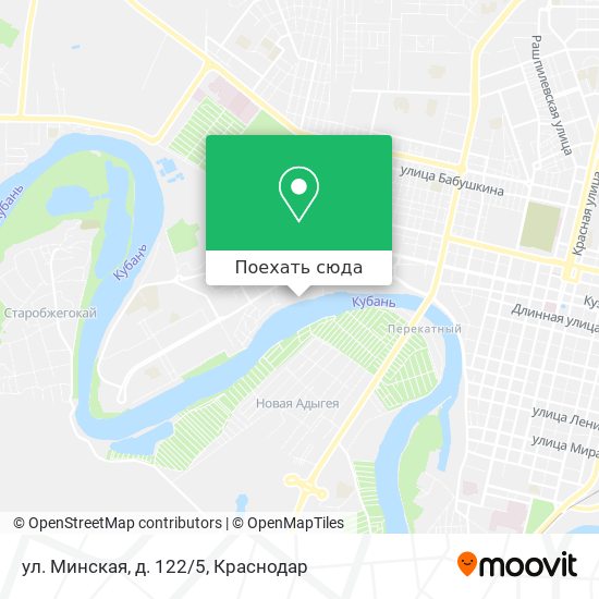 Карта ул. Минская, д. 122/5