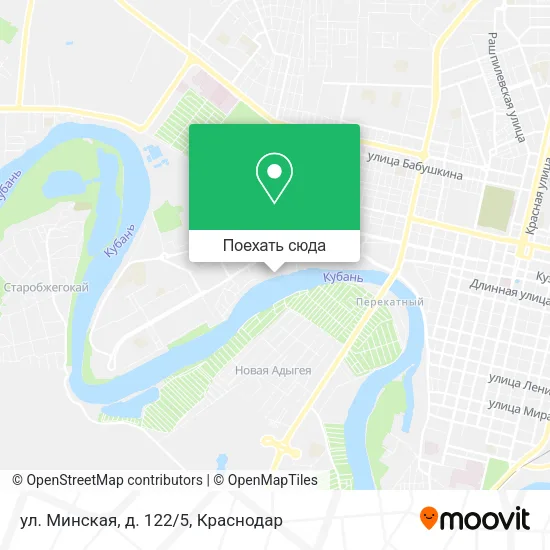 Карта ул. Минская, д. 122/5
