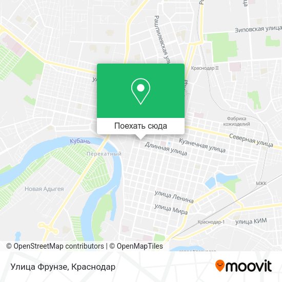 Карта Улица Фрунзе