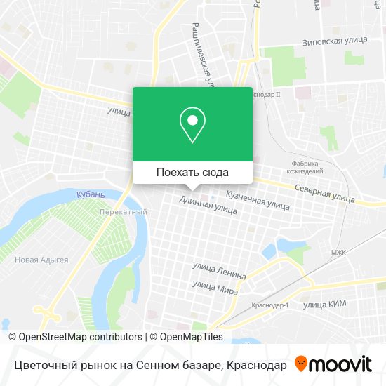 Карта Цветочный рынок на Сенном базаре
