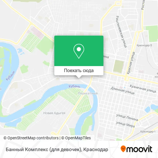Карта Банный Комплекс (для девочек)