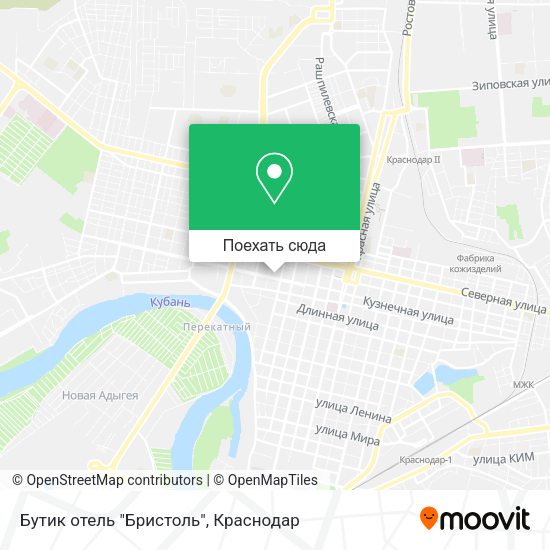 Карта Бутик отель "Бристоль"