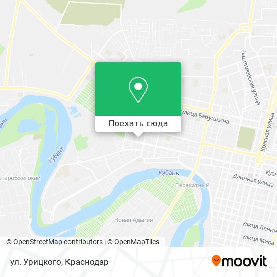 Карта ул. Урицкого