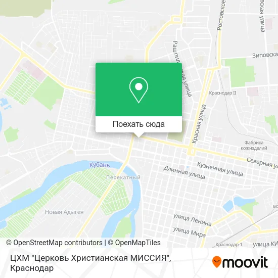 Карта ЦХМ  "Церковь Христианская МИССИЯ"