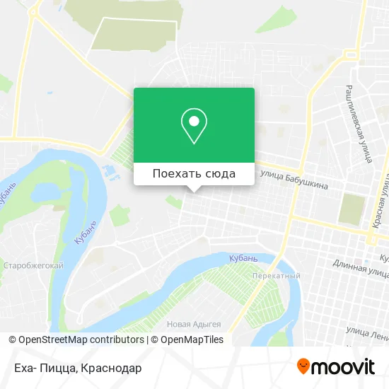 Карта Еха- Пицца